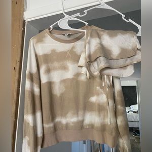 Tie dye short set size small